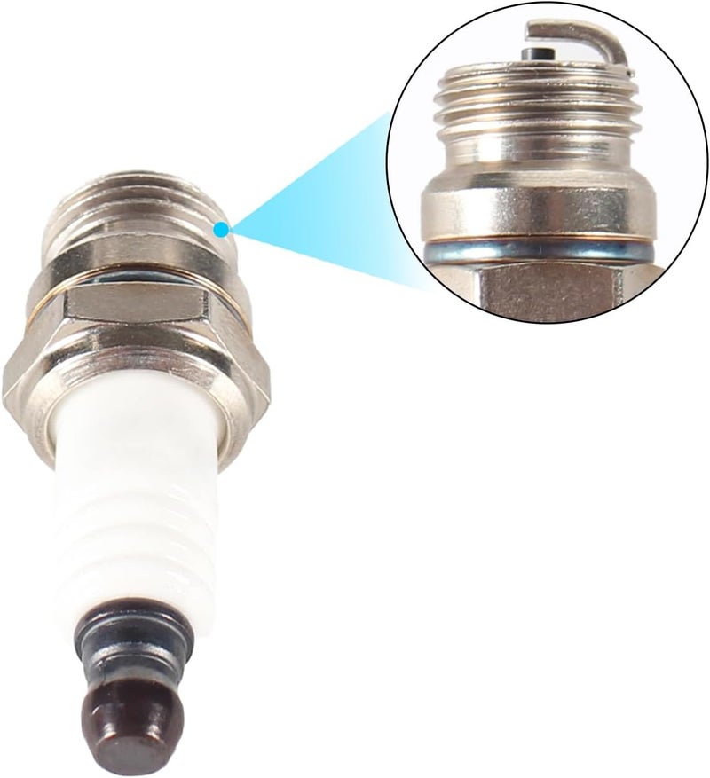 Pro Chaser 794-00055A Spark Plug for MTD 753-06847 794-00050 753-06193 Champion DJ7J RDJ7J DJ8 DJ8J 847 850 NGK 6221 745 BM6F BM6FY (Pack of 4) - Image 3